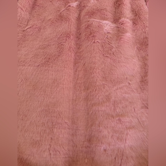 Zara Pink & Blue Embellished Faux Fur Lined Classic Jacket Size Extra Small - Picture 7 of 7